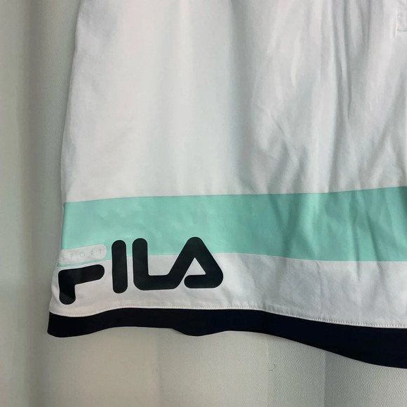 NWT Fila white skort pleaded front size large - Picture 2 of 7